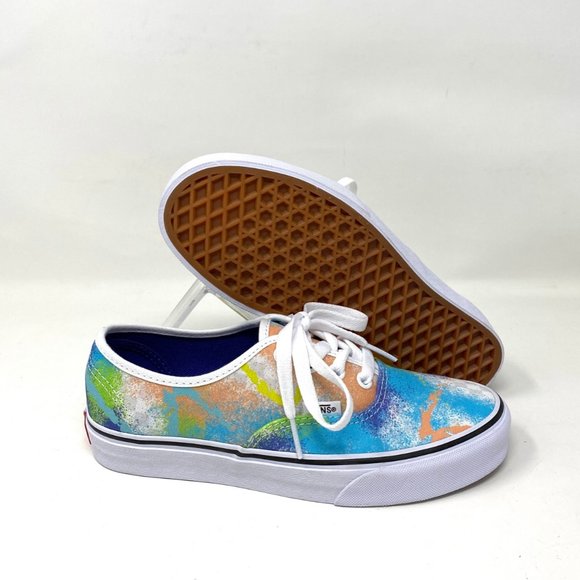 VANS Women's Size VN0A348A40L Authentic Retro Mart Multicolor Canvas Sneakers - Picture 4 of 10